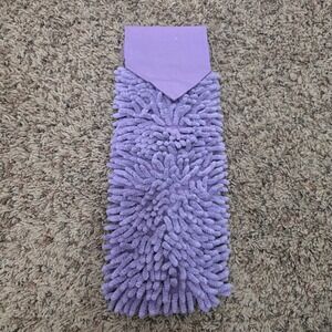 Norwex Chenille Hand Towel Hanging Eggplant Purple Microfiber BacLock New